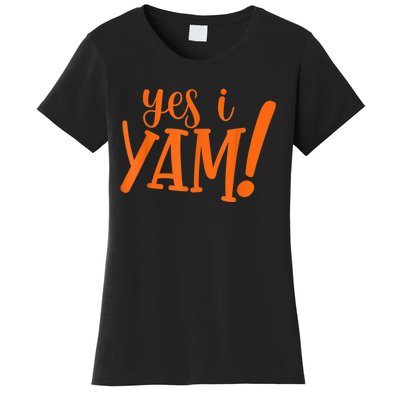 She's My Sweet Potato I YAM Thanksgiving Couple's Matching Women's T-Shirt