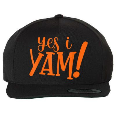 She's My Sweet Potato I YAM Thanksgiving Couple's Matching Wool Snapback Cap