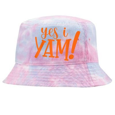 She's My Sweet Potato I YAM Thanksgiving Couple's Matching Tie-Dyed Bucket Hat