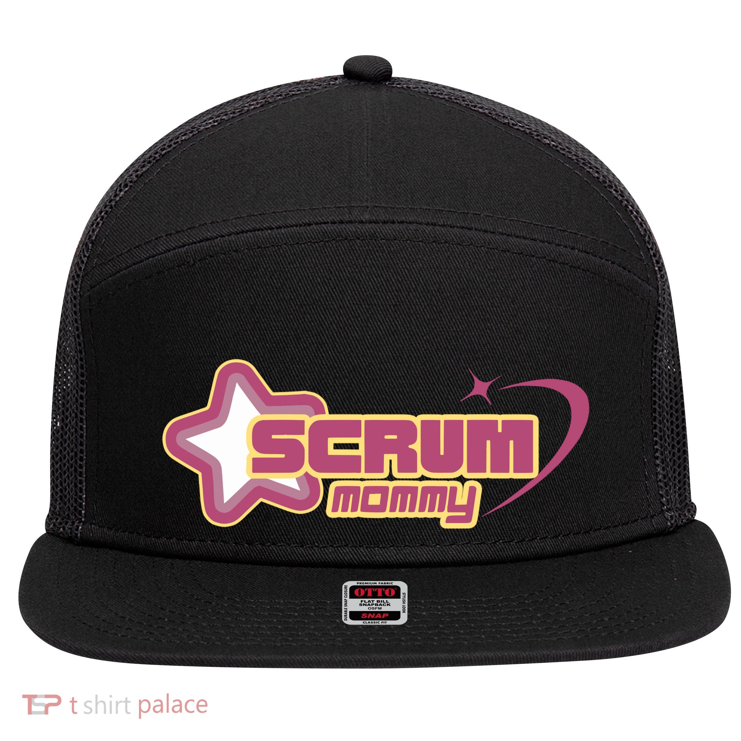 Scrum Mommy 7 Panel Mesh Trucker Snapback Hat