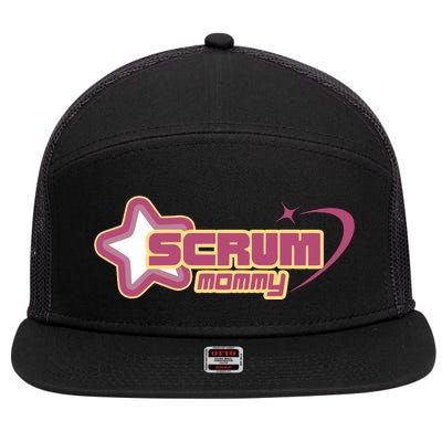 Scrum Mommy 7 Panel Mesh Trucker Snapback Hat