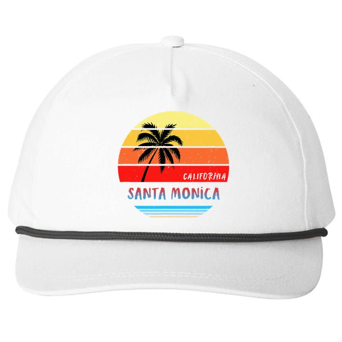 Santa Monica Santa Monica California Snapback Five-Panel Rope Hat