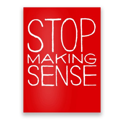 Stop Making Sense Talking Heads Poster