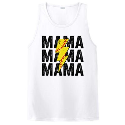 Softball Mom Softball Top For Softball Season Sports Mom PosiCharge Competitor Tank