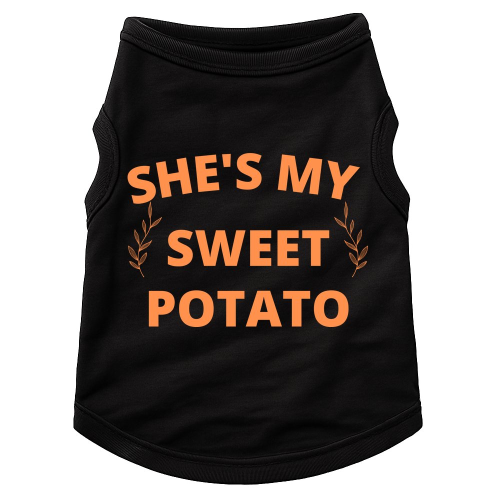 She's My Sweet Potato Yes I Yam Doggie Tank