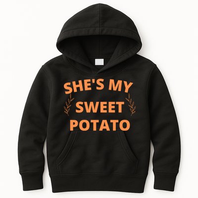 She's My Sweet Potato Yes I Yam Kids Hoodie