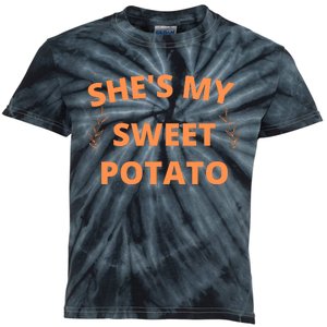 She's My Sweet Potato Yes I Yam Kids Tie-Dye T-Shirt