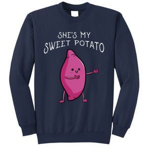 She's My Sweet Potato Yes I Yam Matching Valentine's Day Sweatshirt