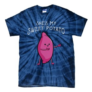 She's My Sweet Potato Yes I Yam Matching Valentine's Day Tie-Dye T-Shirt