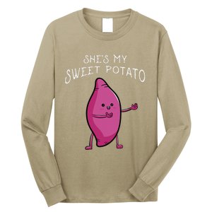 She's My Sweet Potato Yes I Yam Matching Valentine's Day Long Sleeve Shirt