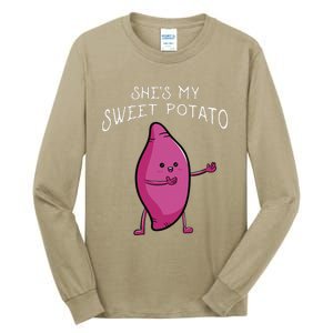 She's My Sweet Potato Yes I Yam Matching Valentine's Day Tall Long Sleeve T-Shirt