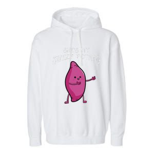 She's My Sweet Potato Yes I Yam Matching Valentine's Day Garment-Dyed Fleece Hoodie