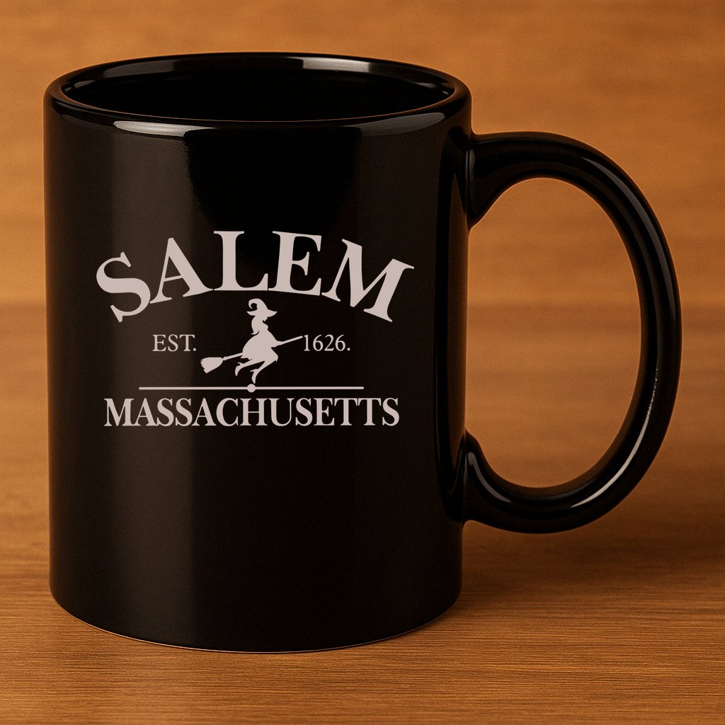 Salem Massachusetts 11oz C Handle Ceramic Mug