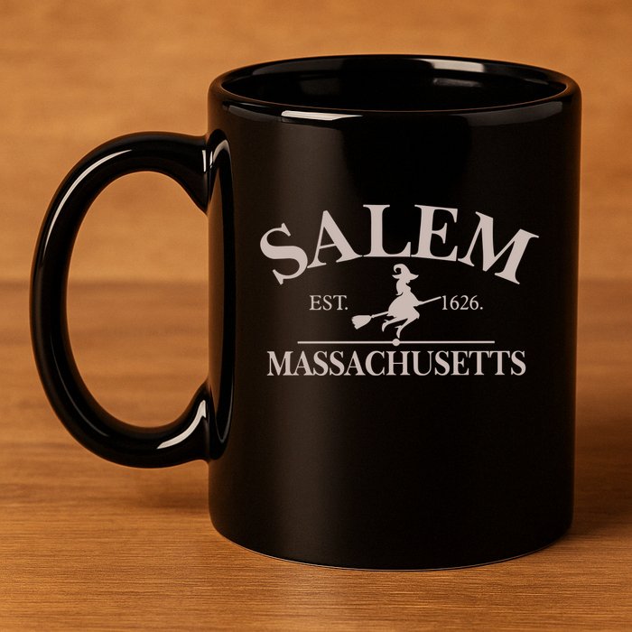 Salem Massachusetts 11oz C Handle Ceramic Mug