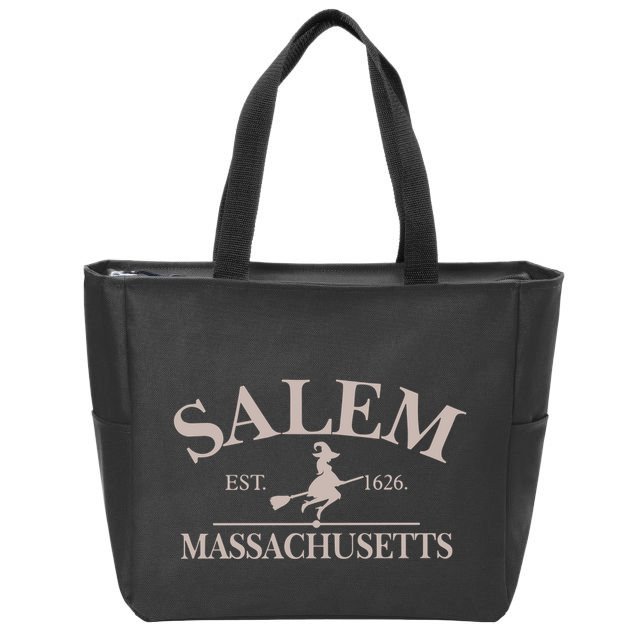 Salem Massachusetts Zip Tote Bag
