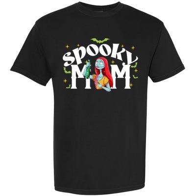 Spooky Mom Sally Nightmare Halloween Matchin Family Spooky Halloween Nightmare Garment-Dyed Heavyweight T-Shirt