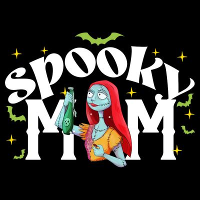Spooky Mom Sally Nightmare Halloween Matchin Family Spooky Halloween Nightmare T-Shirt