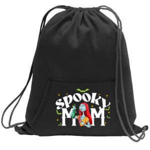 Spooky Mom Sally Nightmare Halloween Matchin Family Spooky Halloween Nightmare Sweatshirt Cinch Pack Bag