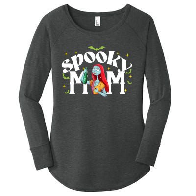 Spooky Mom Sally Nightmare Halloween Matchin Family Spooky Halloween Nightmare Women's Perfect Tri Tunic Long Sleeve Shirt