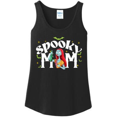 Spooky Mom Sally Nightmare Halloween Matchin Family Spooky Halloween Nightmare Ladies Essential Tank