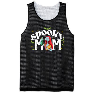 Spooky Mom Sally Nightmare Halloween Matchin Family Spooky Halloween Nightmare Mesh Reversible Basketball Jersey Tank