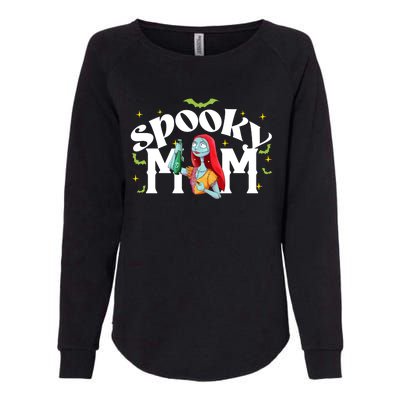 Spooky Mom Sally Nightmare Halloween Matchin Family Spooky Halloween Nightmare Womens California Wash Sweatshirt