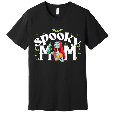Spooky Mom Sally Nightmare Halloween Matchin Family Spooky Halloween Nightmare Premium T-Shirt