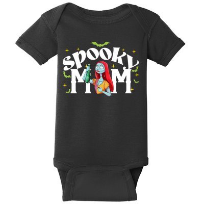Spooky Mom Sally Nightmare Halloween Matchin Family Spooky Halloween Nightmare Baby Bodysuit