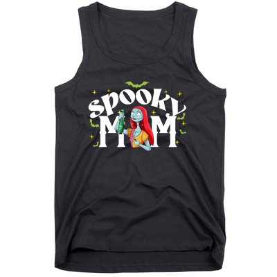 Spooky Mom Sally Nightmare Halloween Matchin Family Spooky Halloween Nightmare Tank Top