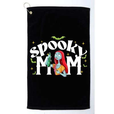 Spooky Mom Sally Nightmare Halloween Matchin Family Spooky Halloween Nightmare Golf Towel