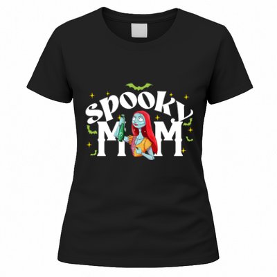 Spooky Mom Sally Nightmare Halloween Matchin Family Spooky Halloween Nightmare Women's T-Shirt