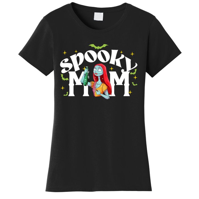 Spooky Mom Sally Nightmare Halloween Matchin Family Spooky Halloween Nightmare Women's T-Shirt