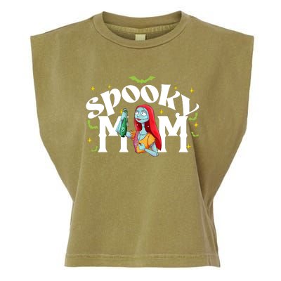 Spooky Mom Sally Nightmare Halloween Matchin Family Spooky Halloween Nightmare Garment-Dyed Women's Muscle Tee