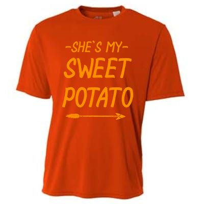 Shes My Sweet Potato Cute Gift Cooling Performance Crew T-Shirt