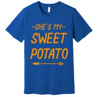 Shes My Sweet Potato Cute Gift Premium T-Shirt