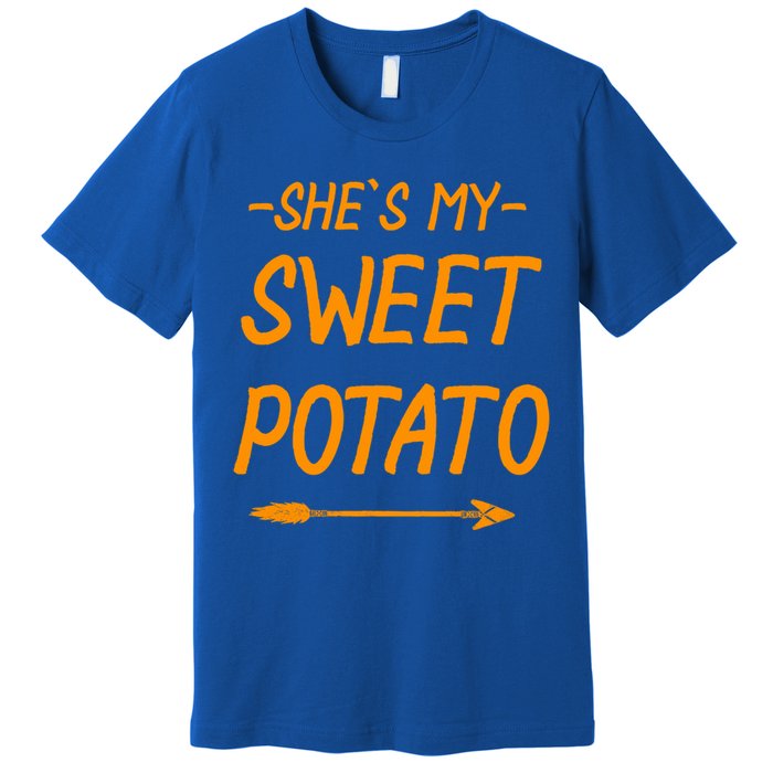 Shes My Sweet Potato Cute Gift Premium T-Shirt