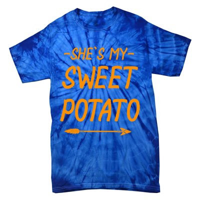 Shes My Sweet Potato Cute Gift Tie-Dye T-Shirt