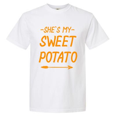 Shes My Sweet Potato Cute Gift Garment-Dyed Heavyweight T-Shirt