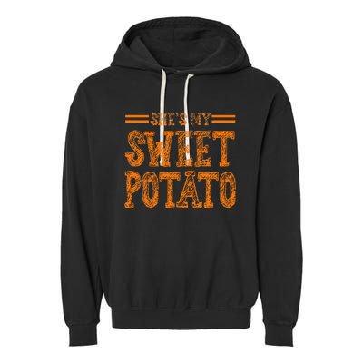 SheS My Sweet Potato I Yam I Yam CoupleS Matching Garment-Dyed Fleece Hoodie