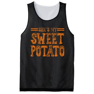 SheS My Sweet Potato I Yam I Yam CoupleS Matching Mesh Reversible Basketball Jersey Tank