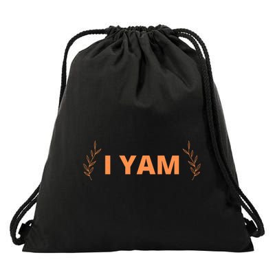 She's My Sweet Potato Yes I Yam Drawstring Bag