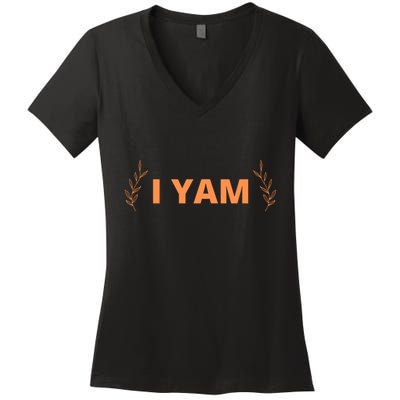 She's My Sweet Potato Yes I Yam Women's V-Neck T-Shirt