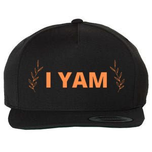 She's My Sweet Potato Yes I Yam Wool Snapback Cap