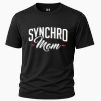 Synchro Mom Synchronized Swimming Artistic Swimmer Gift Cooling Performance Crew T-Shirt