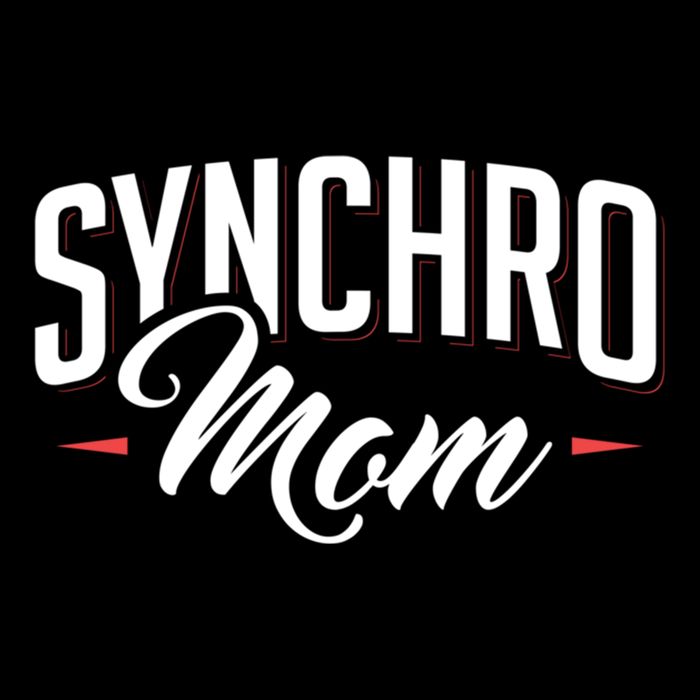 Synchro Mom Synchronized Swimming Artistic Swimmer Gift Cooling Performance Crew T-Shirt