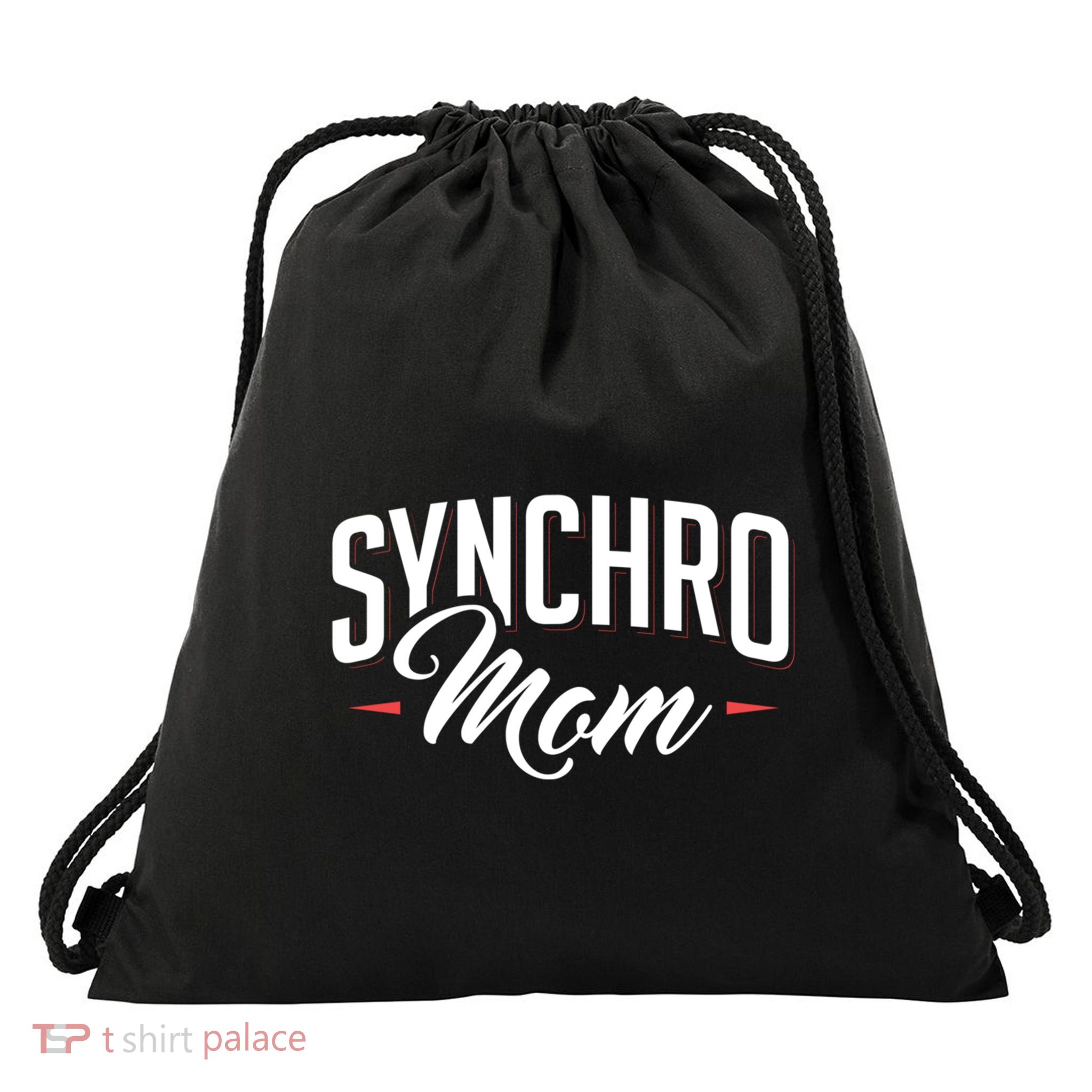 Synchro Mom Synchronized Swimming Artistic Swimmer Gift Drawstring Bag