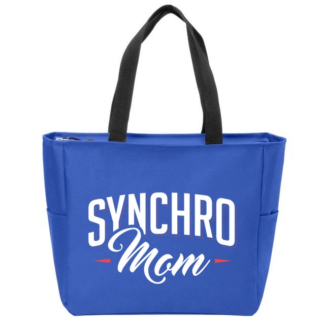 Synchro Mom Synchronized Swimming Artistic Swimmer Gift Zip Tote Bag
