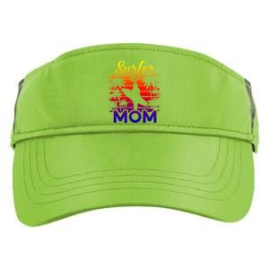 Surfer Mom Surf Beach Surfing Lovers Paddle Boarding Great Gift Adult Drive Performance Visor