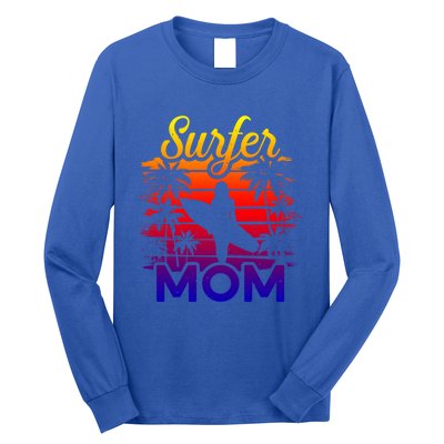 Surfer Mom Surf Beach Surfing Lovers Paddle Boarding Great Gift Long Sleeve Shirt