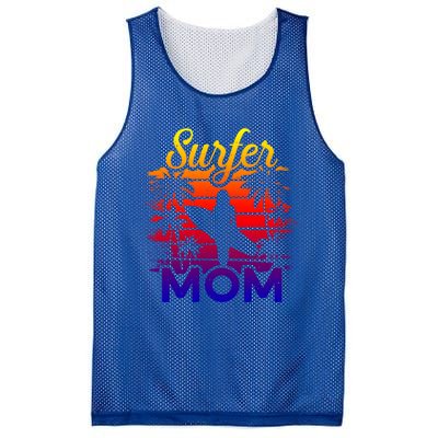 Surfer Mom Surf Beach Surfing Lovers Paddle Boarding Great Gift Mesh Reversible Basketball Jersey Tank